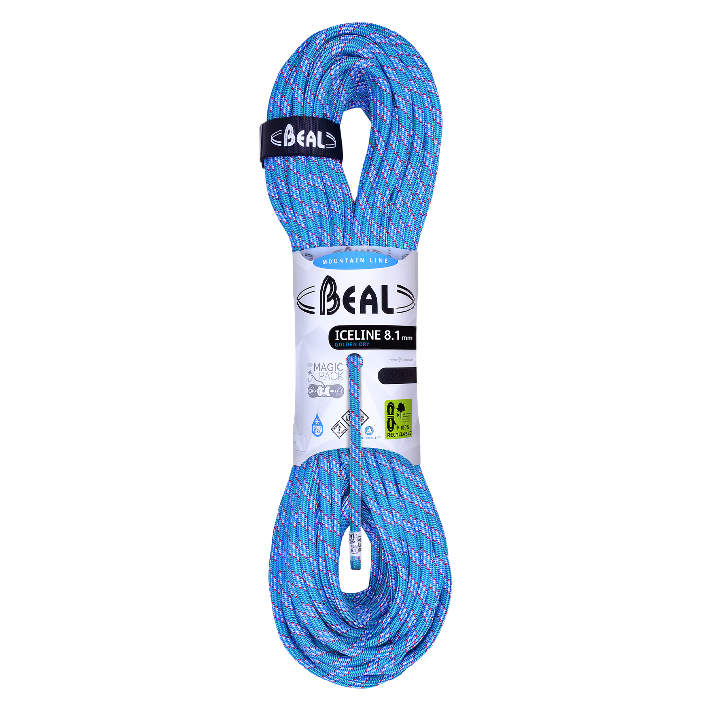 Beal ICE LINE 8,1 Golden Dry - 60 m - Émeraude