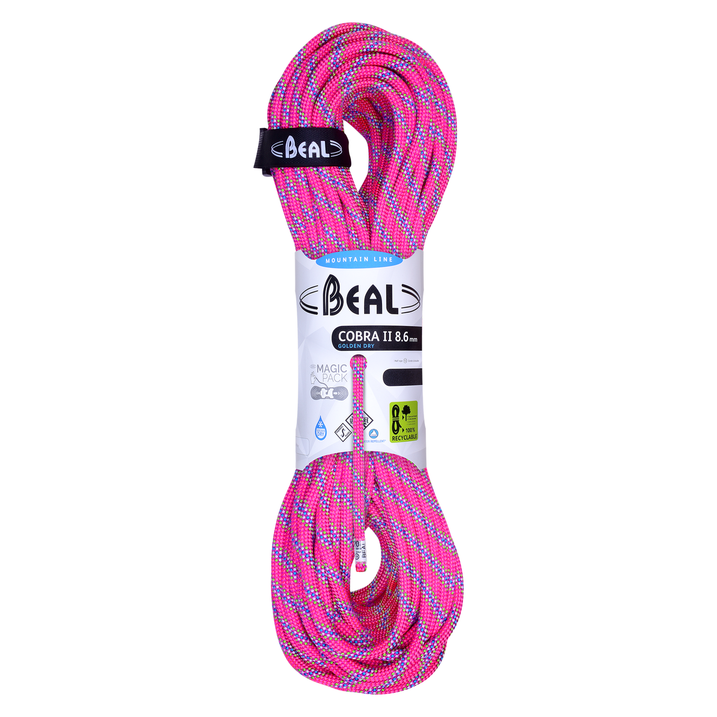 Beal COBRA II 8,6 Golden Dry - 60 m - Fuchsia