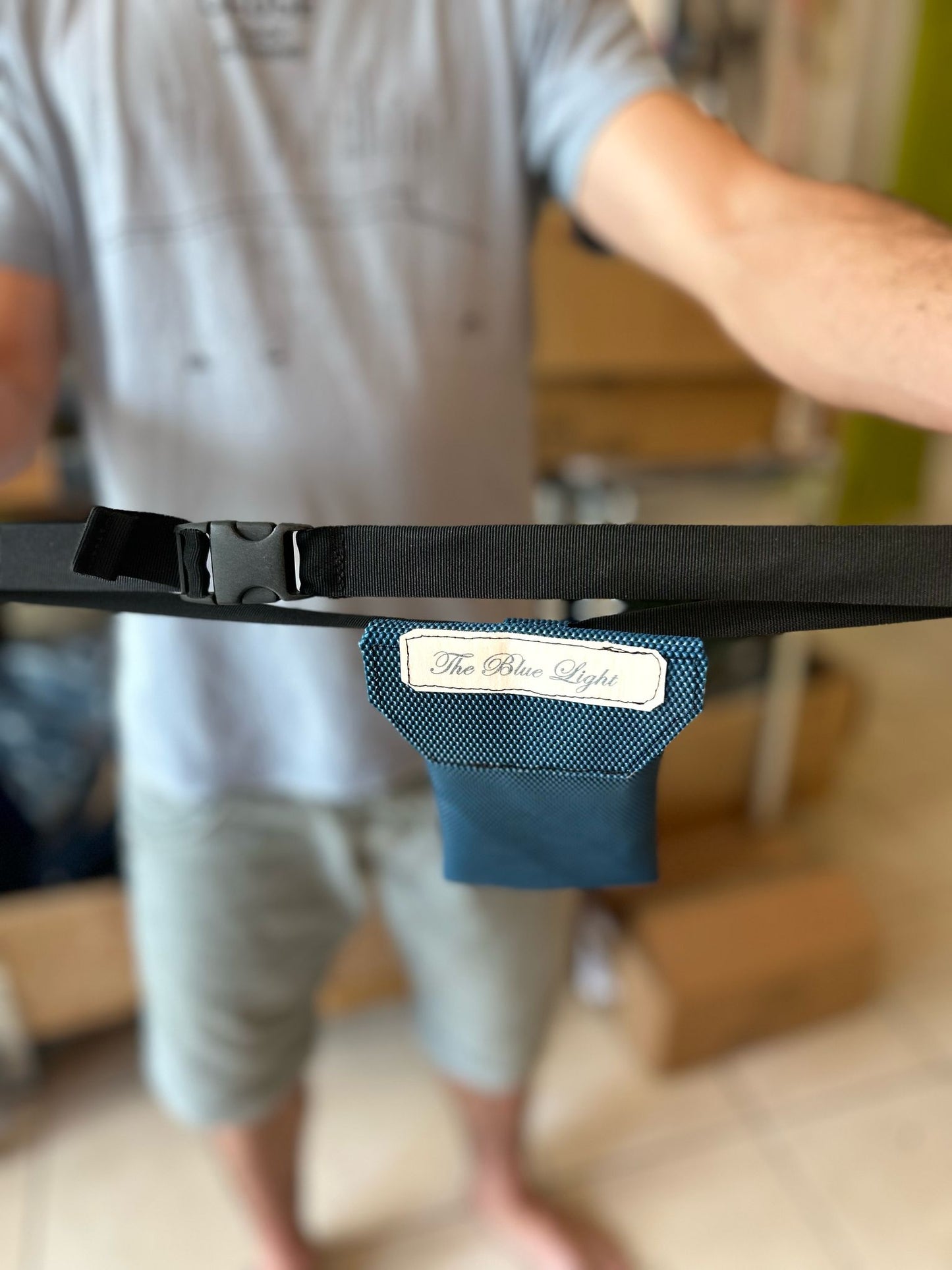Large phone holder with belt