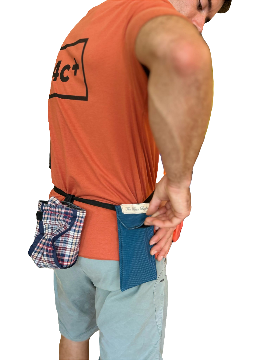 Large phone holder with belt