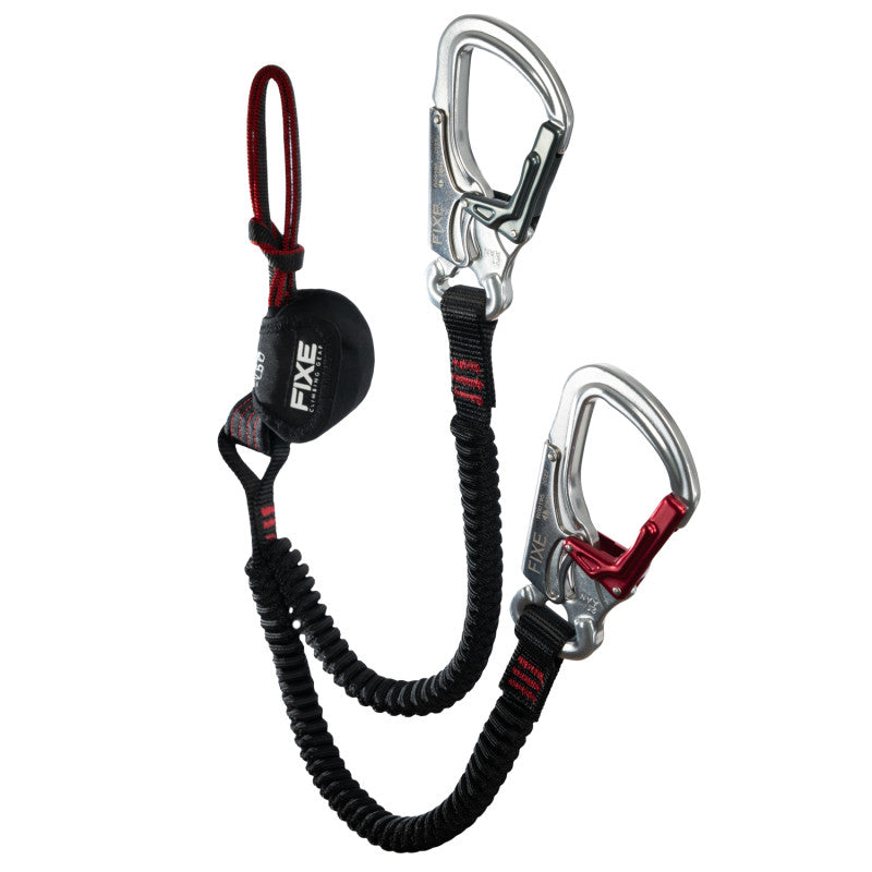 Fixe Ferratum Cinchless Via Ferrata Set – Red/Black