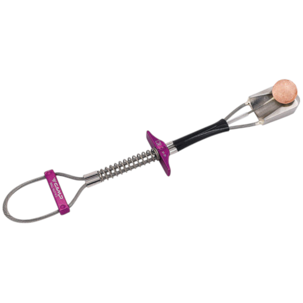 Coinceur mécanique Ball Nut 4c+ pour fissures étroites, protection d'escalade légère en métal avec gâchette violette