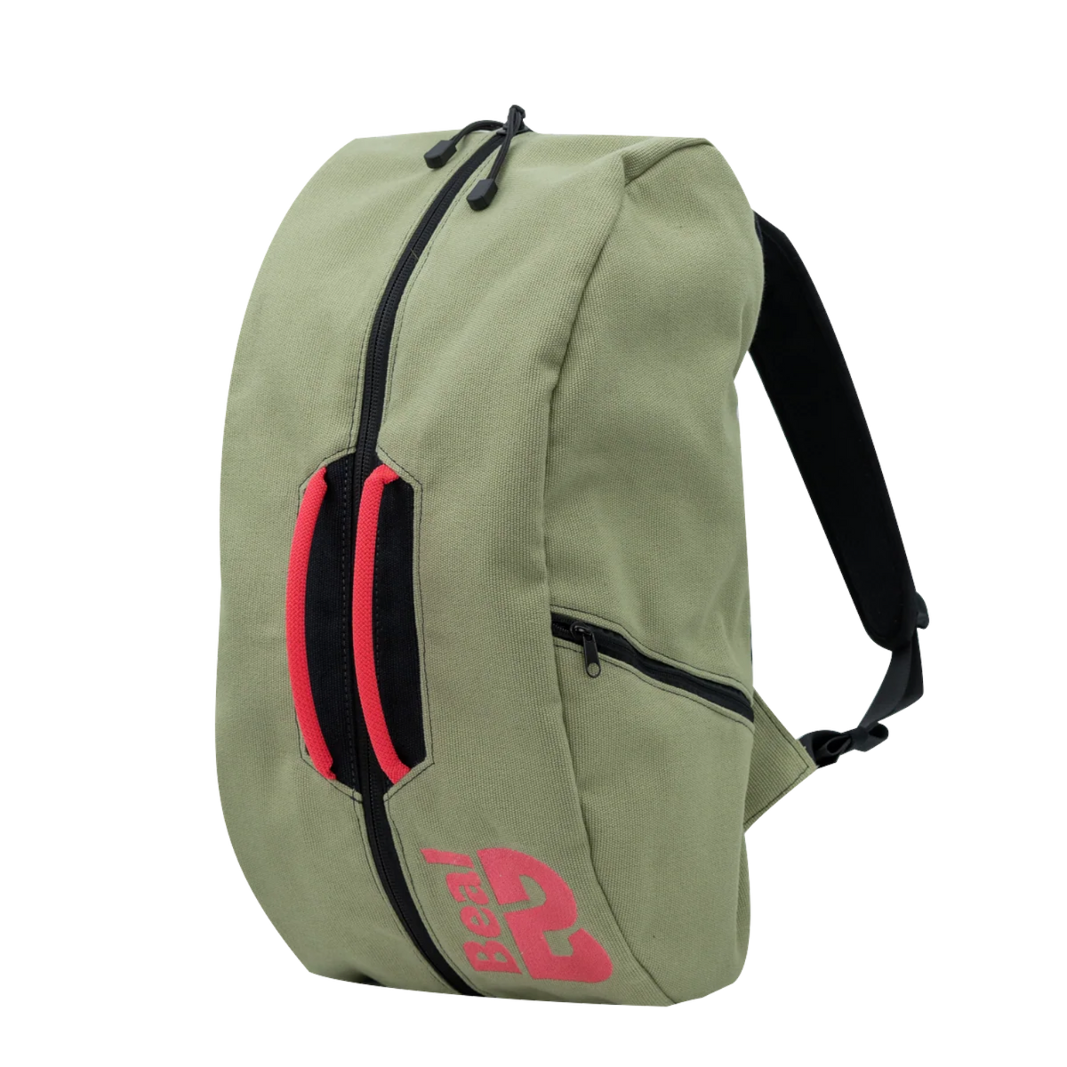 Sac à corde 4c+ Combi II vert olive de 35L avec bâche intégrée, idéal pour le transport d'équipement d'escalade