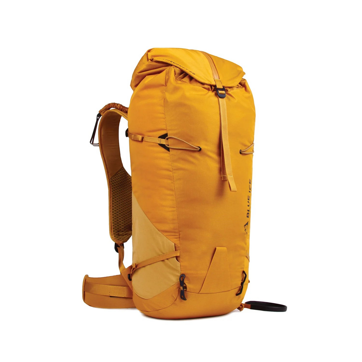 Sac à dos d'alpinisme 4c+ Firecrest 28 jaune en nylon haute ténacité avec système de portage type gilet