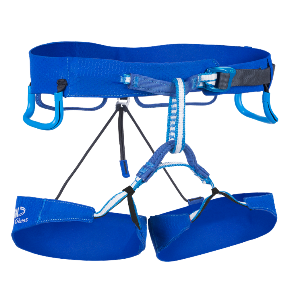 Baudrier d'escalade 4c+ Beal Ghost bleu marine ultra-léger avec technologie Webcore Compact pour la compétition