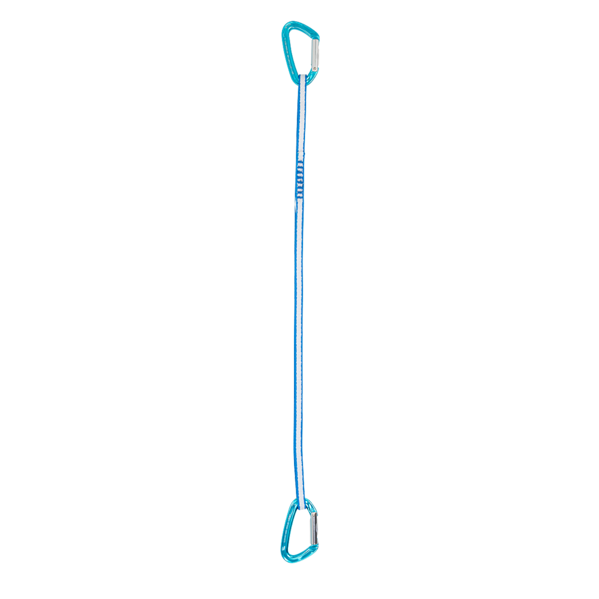 Sangle extensible 4c+ Beal Alpi 60 cm bleue avec deux mousquetons pour l'alpinisme et les grandes voies