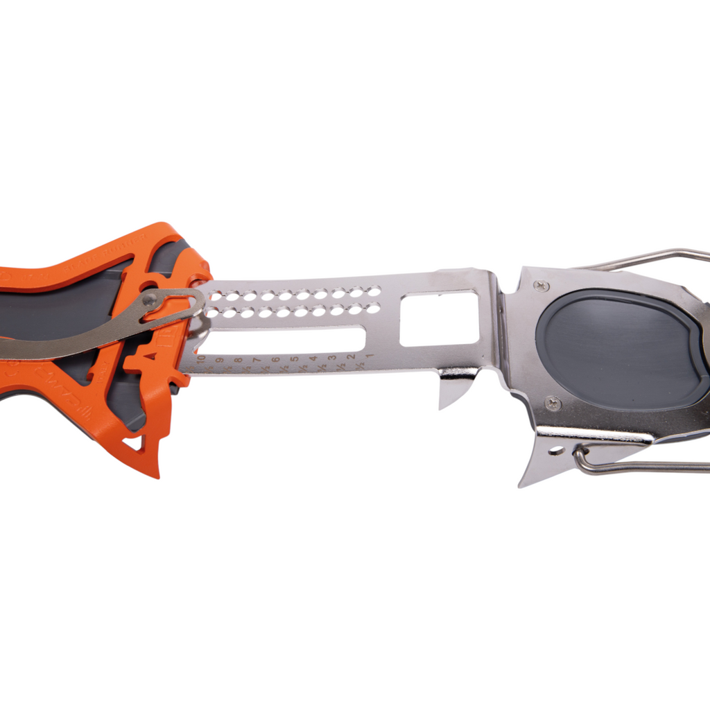 Crampon technique 4c+ Blade Runner en acier Sandvik Nanoflex avec réglage de taille orange pour alpinisme