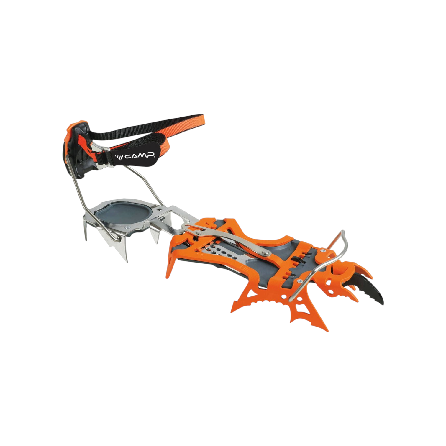 Crampon technique 4c+ Blade Runner orange en acier Sandvik Nanoflex pour alpinisme et cascade de glace