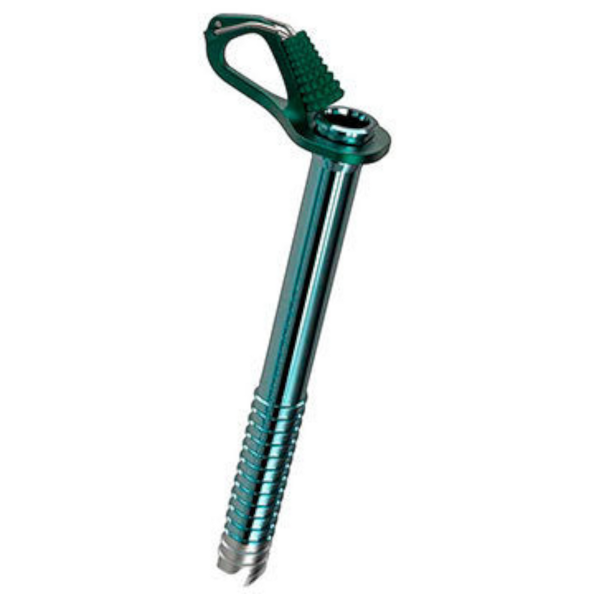 Broche à glace 4c+ Aero Lite ultra-légère en aluminium et acier avec manivelle pliante pour alpinisme