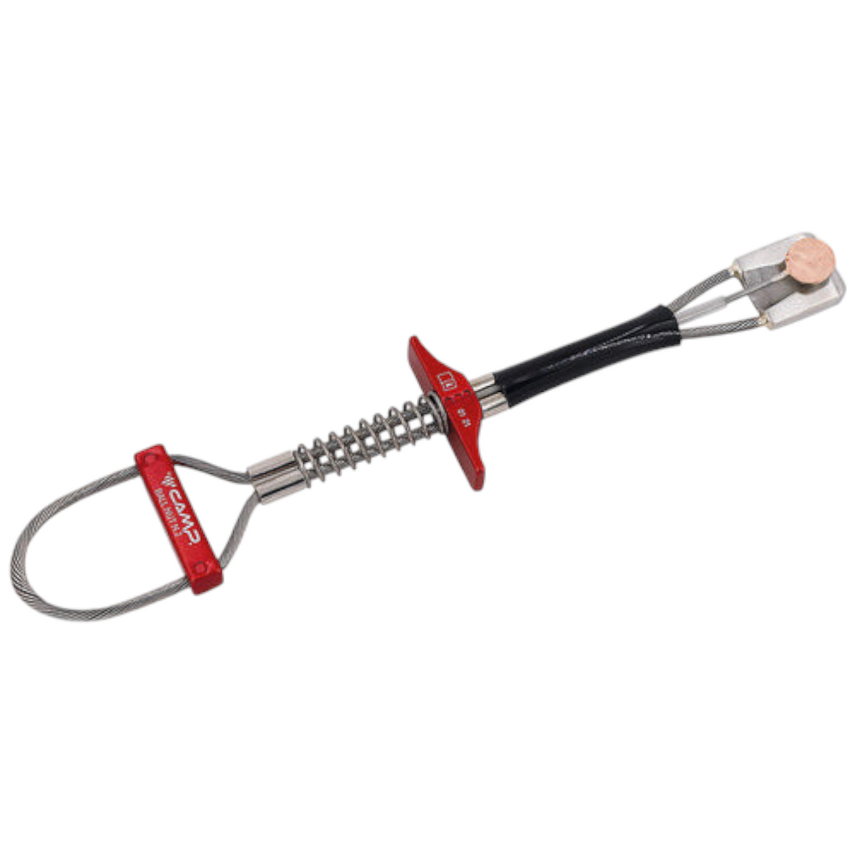 Coinceur mécanique CAMP Ball Nut de 4c+ pour fissures étroites avec tête en cuivre et gâchette rouge