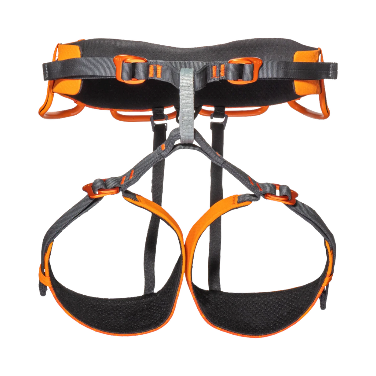 Harnais d'escalade Beal Ellipse XT orange et gris avec rembourrage ergonomique, vendu par 4c+