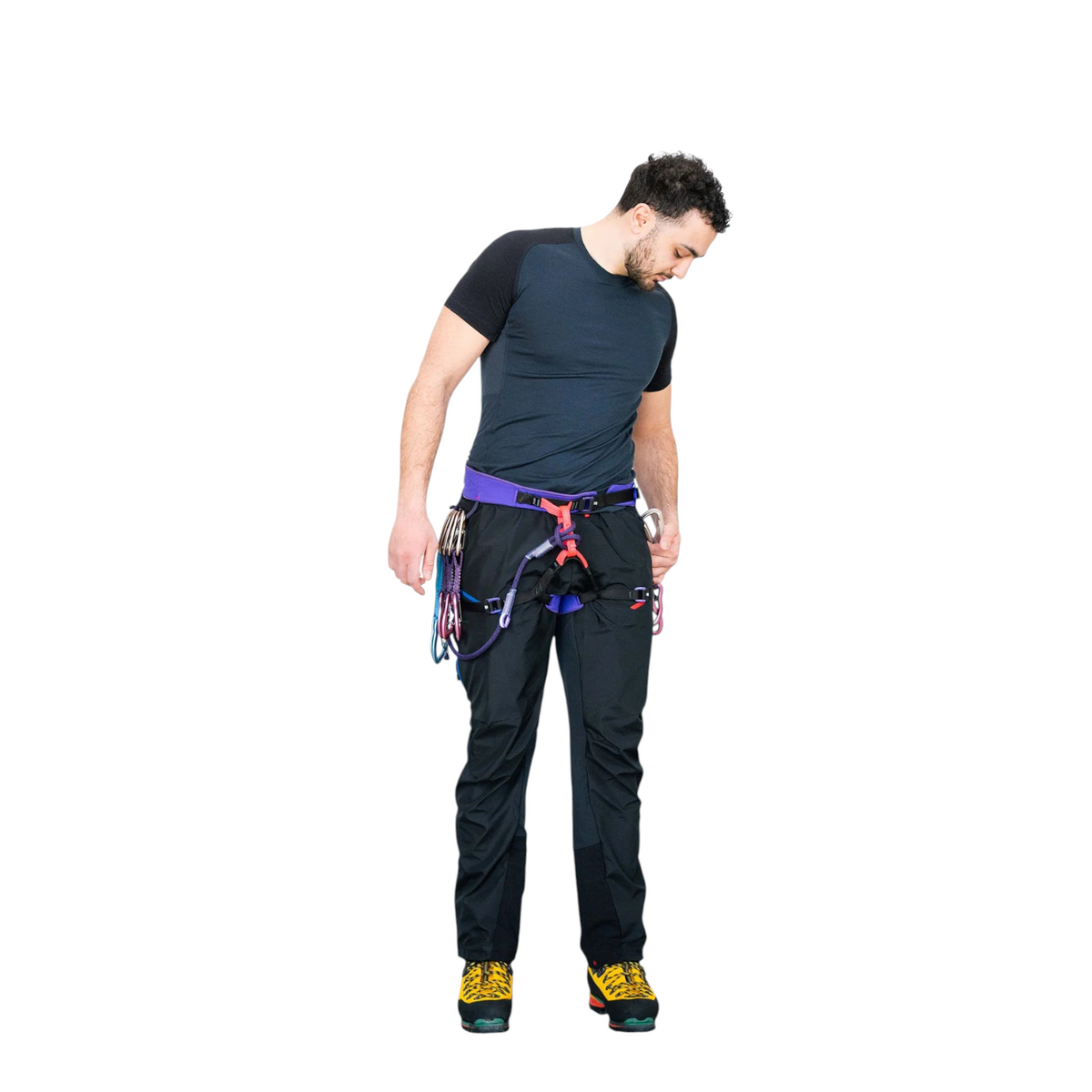 Harnais d'escalade technique 4c+ Morpheus ultra-léger avec rembourrage ergonomique et boucles de réglage