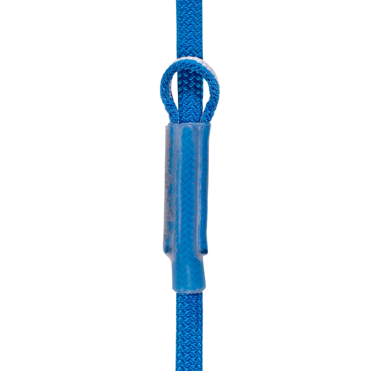 Longe double compacte 4c+ Expresso bleue en polyamide et Dyneema avec anneau central pour escalade et alpinisme