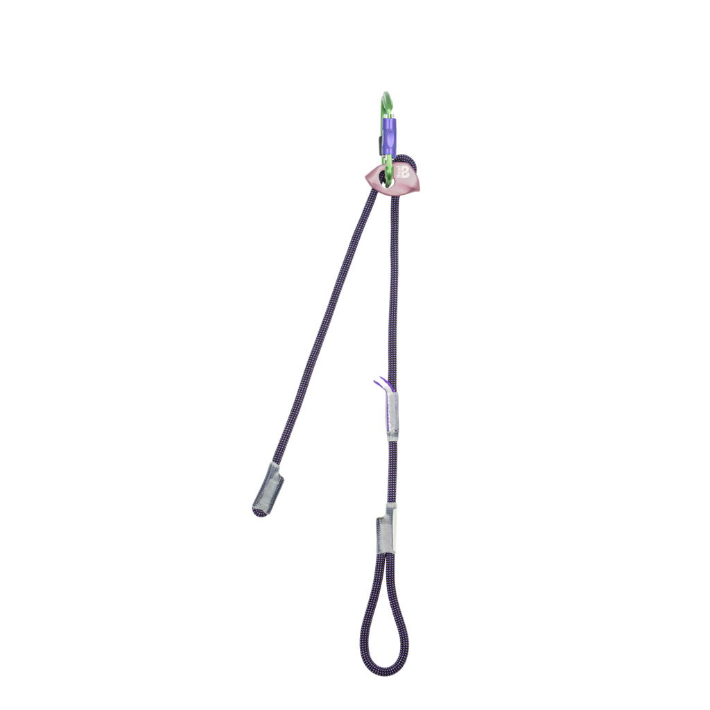 Longe double réglable Expresso Fit 4c+ avec corde polyamide, anneau Dyneema et mousqueton automatique en aluminium