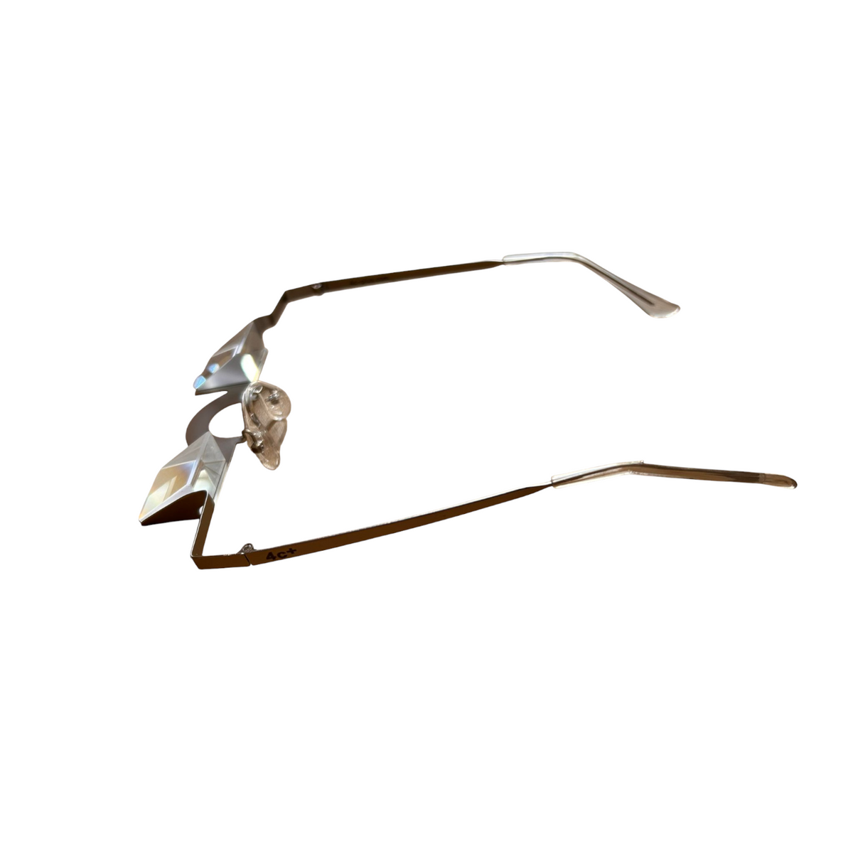 Lunettes d'assurage 4c+ légères avec prismes pour escalade, monture fine et confortable sur fond blanc