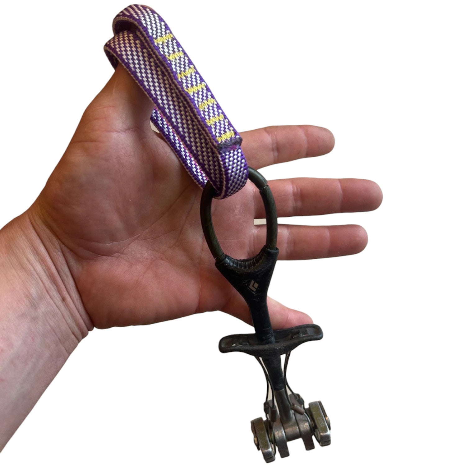 Servicio de ressanglage 4c+ para friends con sangle Dyneema morada de 14 mm y costuras reforzadas