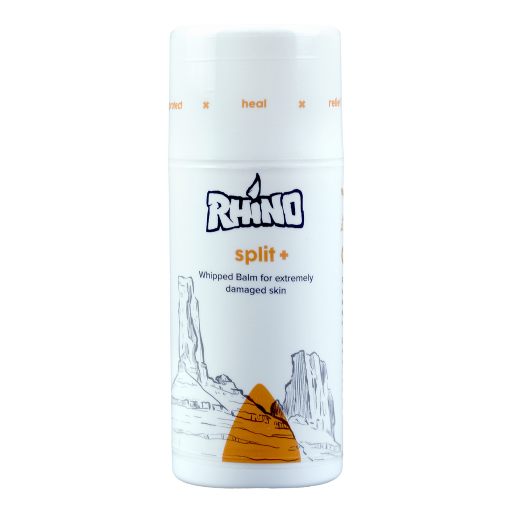 Pot de crème réparatrice 4c+ Rhino Split+ pour peaux très abîmées avec acide hyaluronique et ingrédients naturels