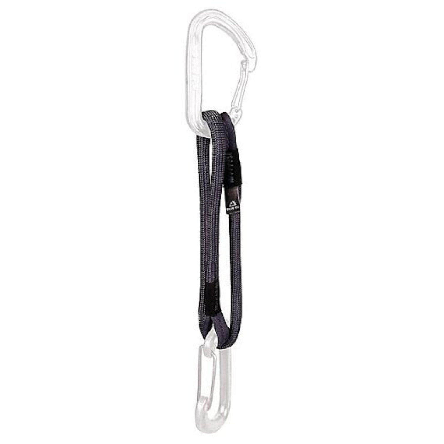 Sangle d'alpinisme 4c+ Alpine Runner en UHMWPE noir, légère et résistante pour relais et dégaines rallongeables