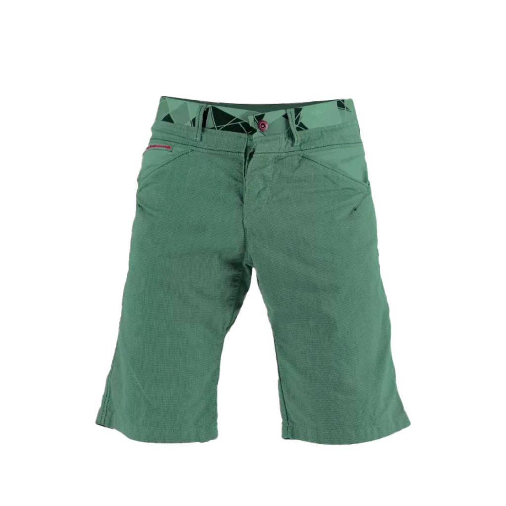 Short d'escalade vert NOGRAD Yaniro pour homme avec ceinture Magic Belt, vendu par 4c+