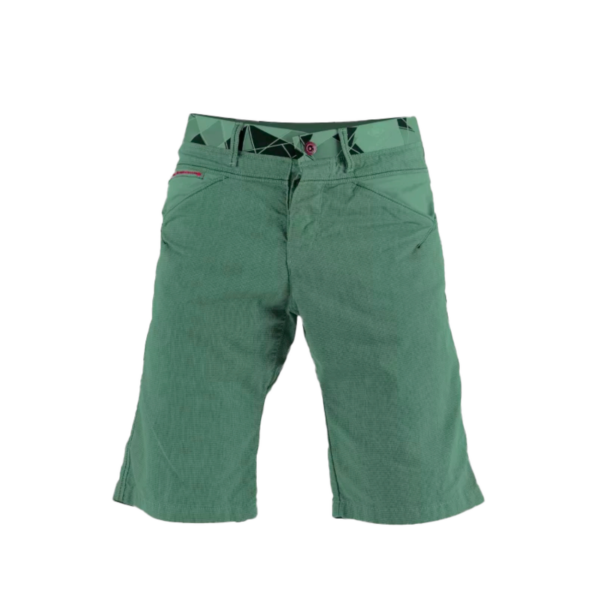 Short d'escalade vert NOGRAD Yaniro pour homme avec ceinture Magic Belt, vendu par 4c+