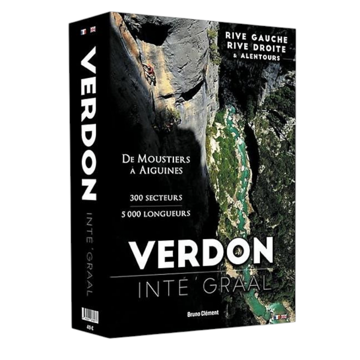 Topo d'escalade 4c+ Verdon Intégral par Bruno Clément, guide complet des gorges du Verdon avec 5000 longueurs.