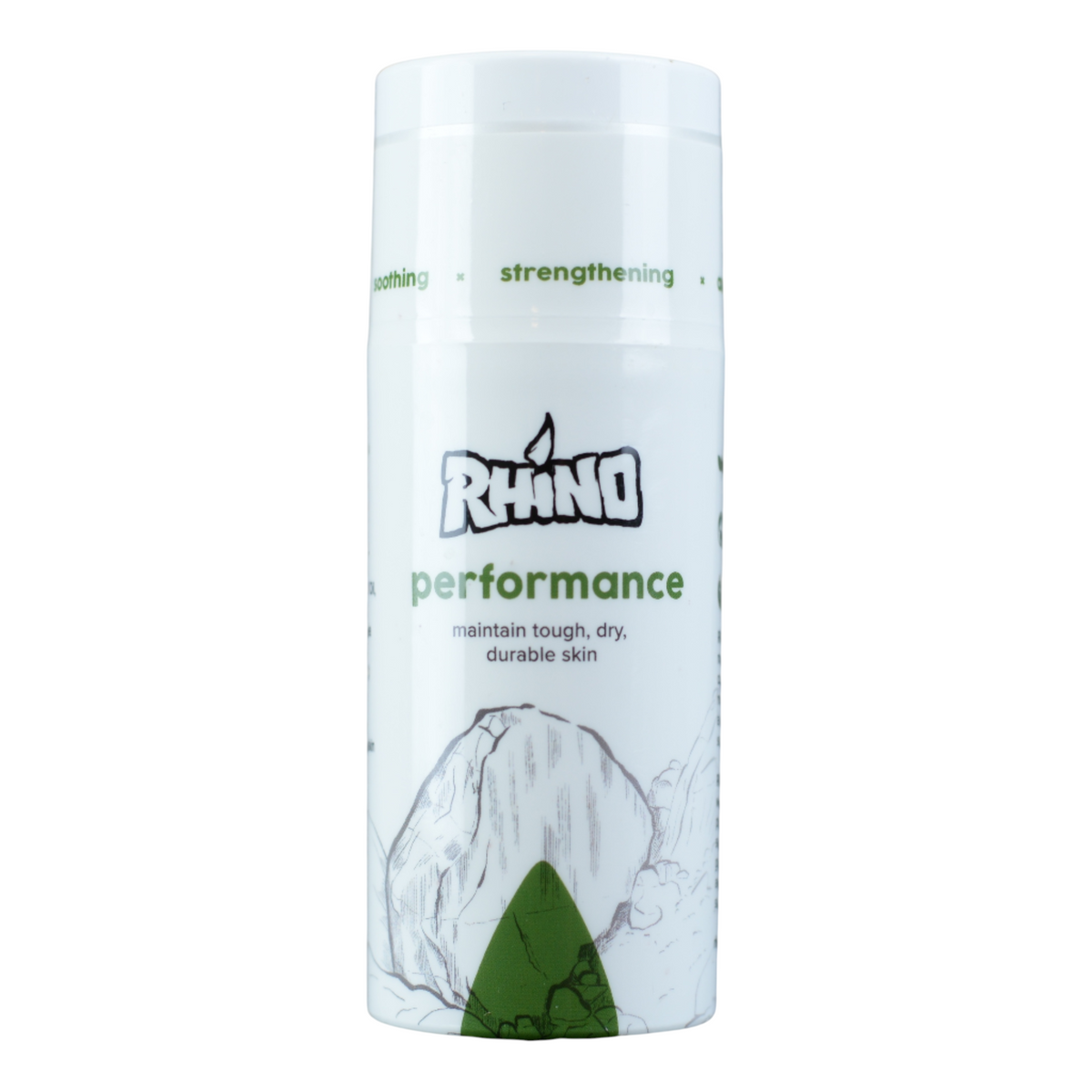 Crème antitranspirante 4c+ Rhino Performance pour mains et pieds, formule hydratante sans aluminium pour sportifs