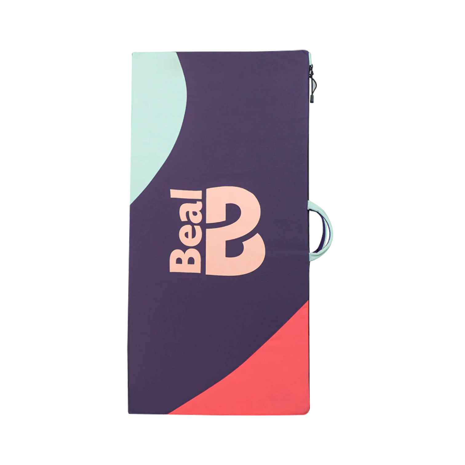 Tapis d'appoint Addition Pad de 4c+ pour bloc, couleur violet, bleu clair et corail avec logo Beal