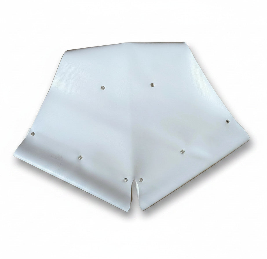 Culotte de protection 4c+ Professes blanche en PVC haute résistance pour canyoning avec assemblage par rivets