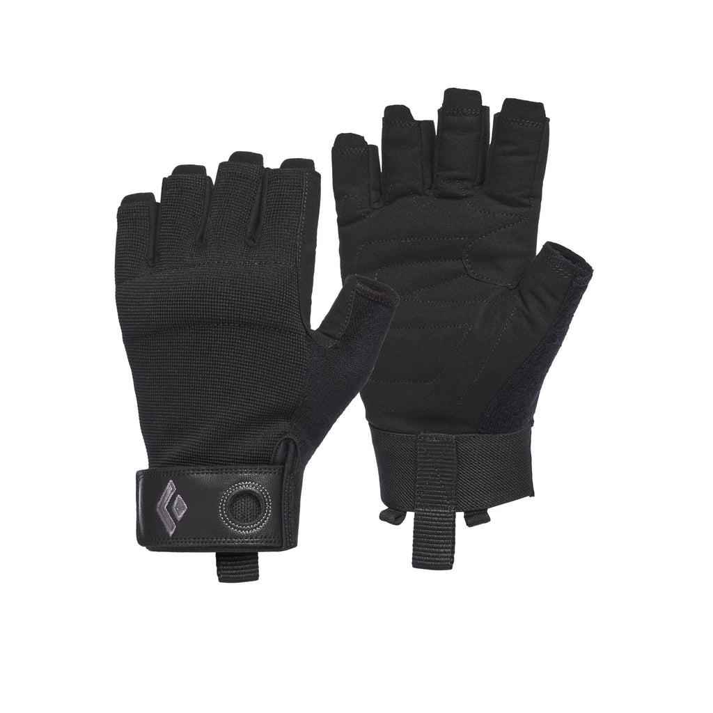 Black Diamond climbing gloves — Crag Half-Finger Gloves