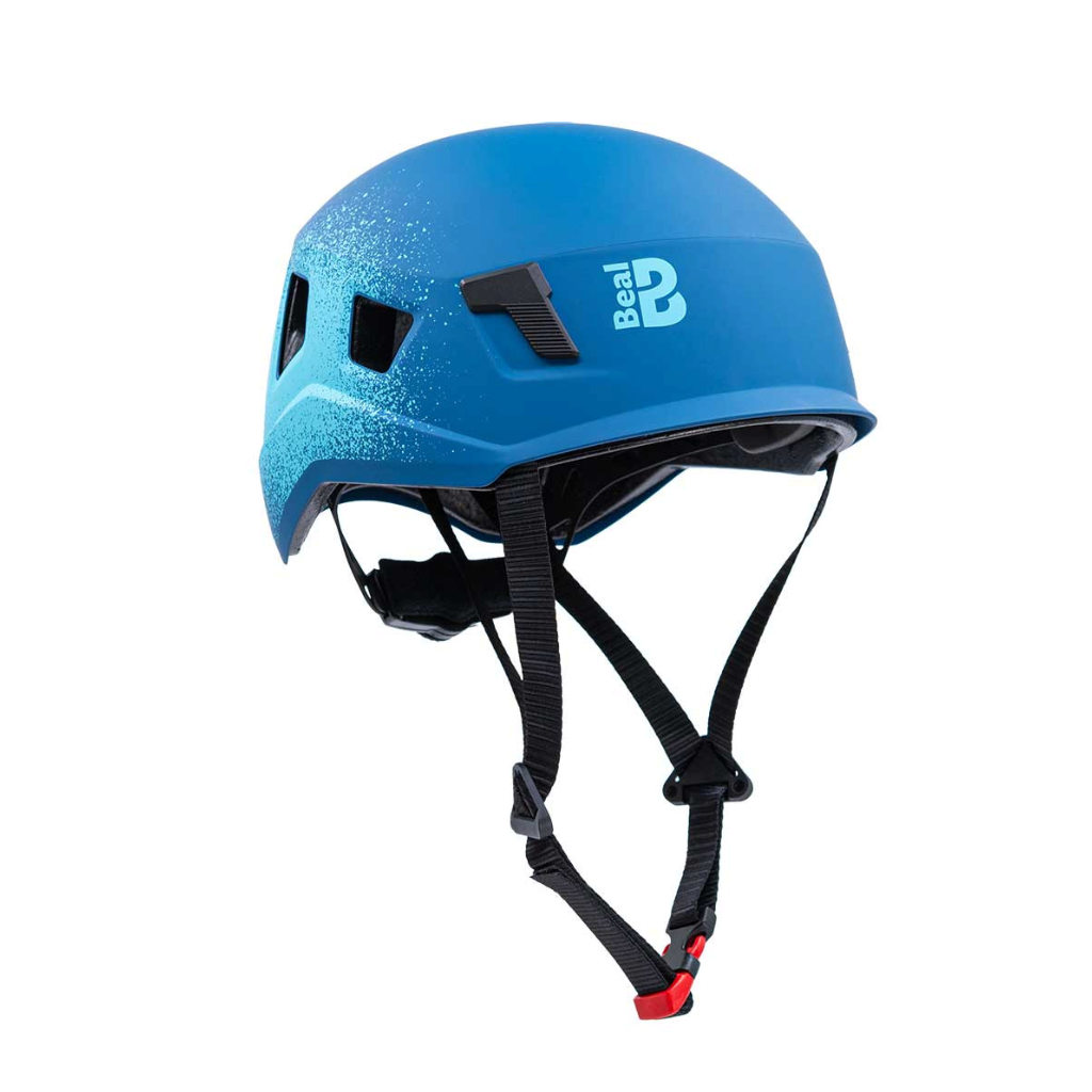 Beal Bobbie – Casque d’escalade couleur Petrol Blue – ABS et mousse EPP, clip lampe frontale