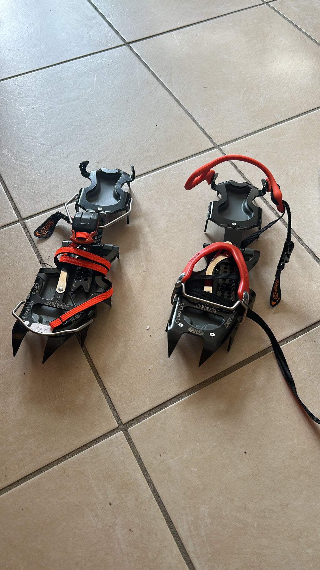 Affûtage Crampons