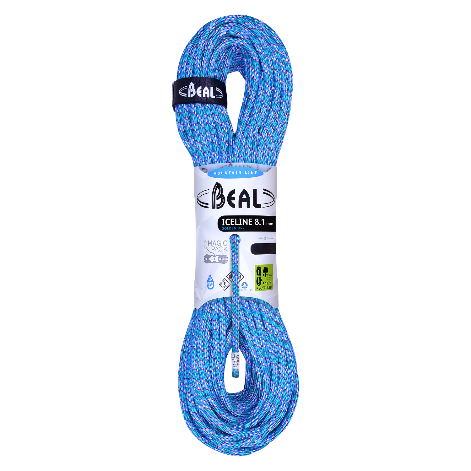 Beal ICE LINE 8,1 Golden Dry - 60 m - Émeraude