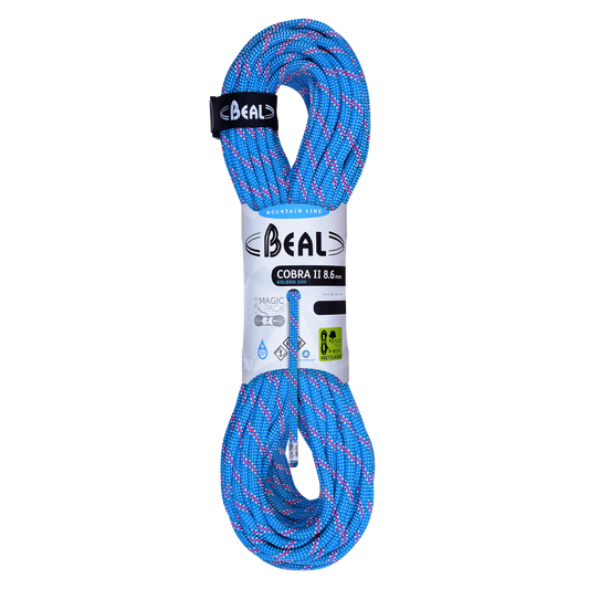 Beal COBRA II 8,6 Golden Dry - 60 m - Bleu