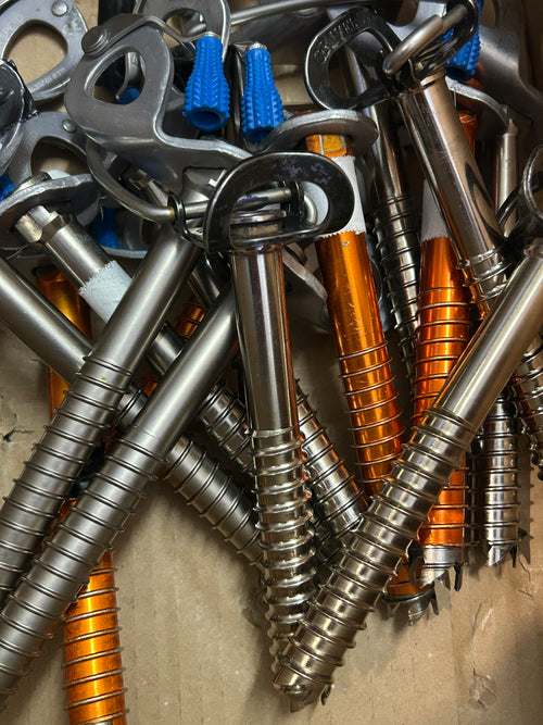 Ice Screw Sharpening