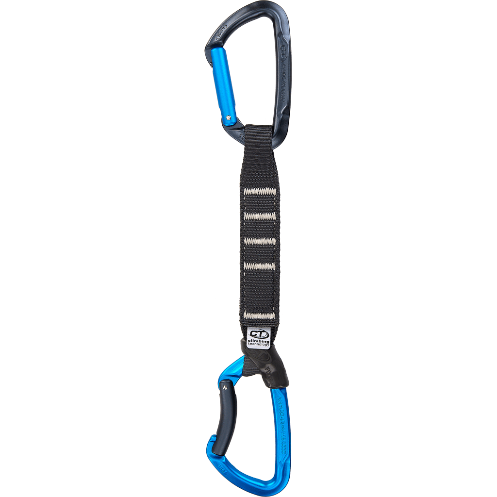 Dégaine d'escalade Climbing Technology — Lime Set NY Pro, taille 17 cm, coloris Anthracite/Bleu