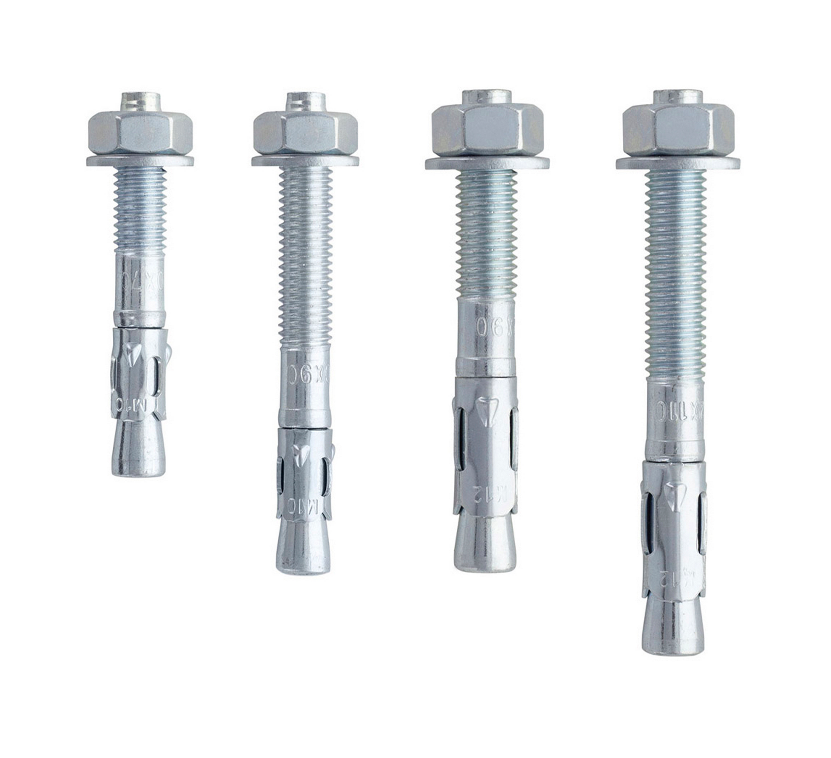 Parabolt d'expansion zingué