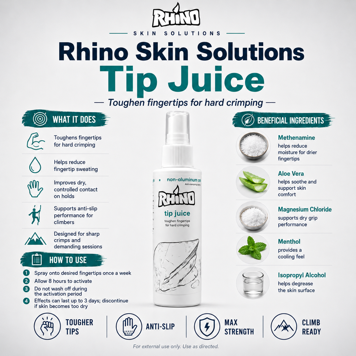 Rhino Tip Juice – informations produit
