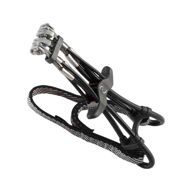 Totem Cam 0.50 noir, coinceur mécanique d’escalade avec quatre lobes et sangle noire