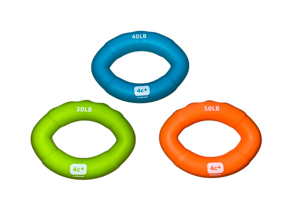 Silicone finger trainer.