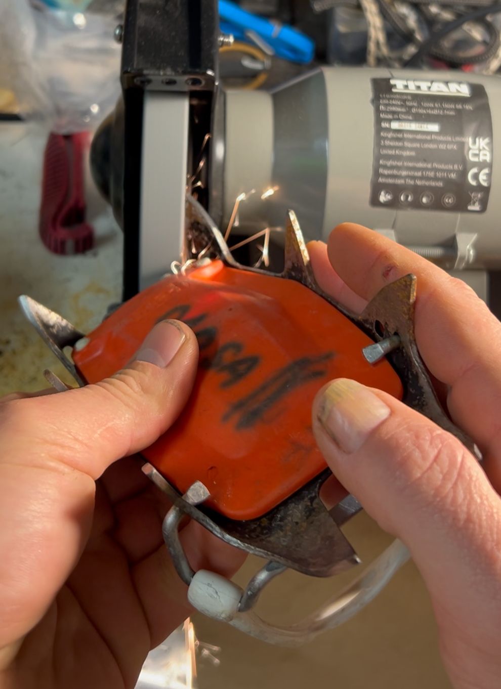 Afilado de crampones