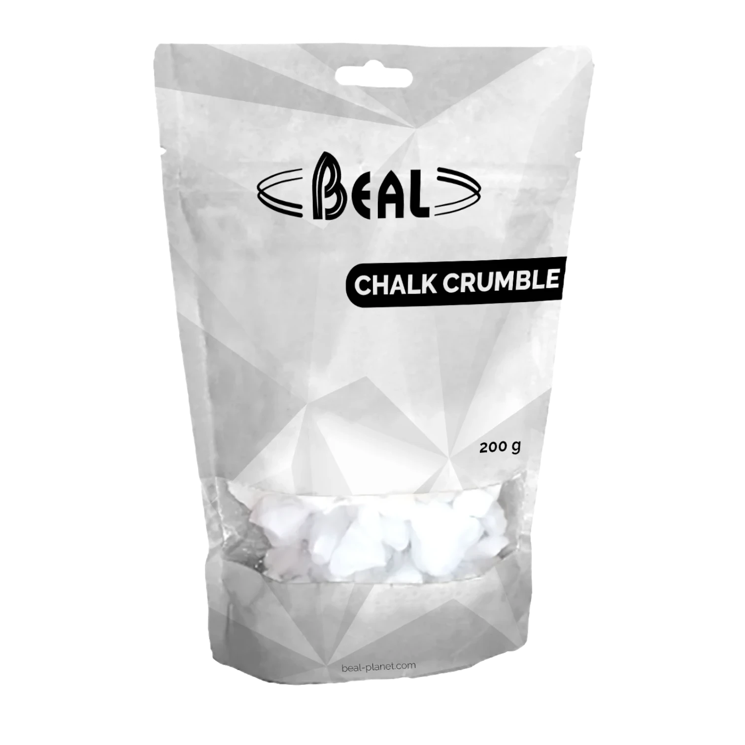 Magnésie en morceaux Beal Chalk Crumble 200 g pour escalade et bloc, offrant une excellente adhérence et une faible production de poussière.