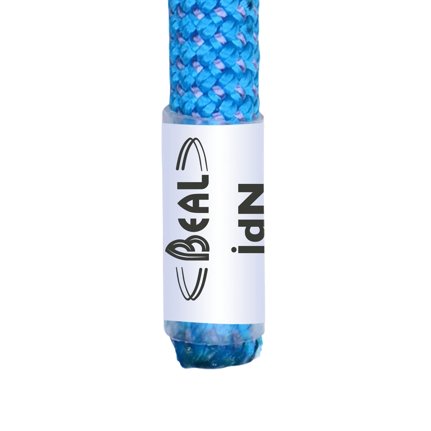 Étiquette iDN de la corde Beal Joker 9,1 mm permettant l'identification et la traçabilité de la corde.