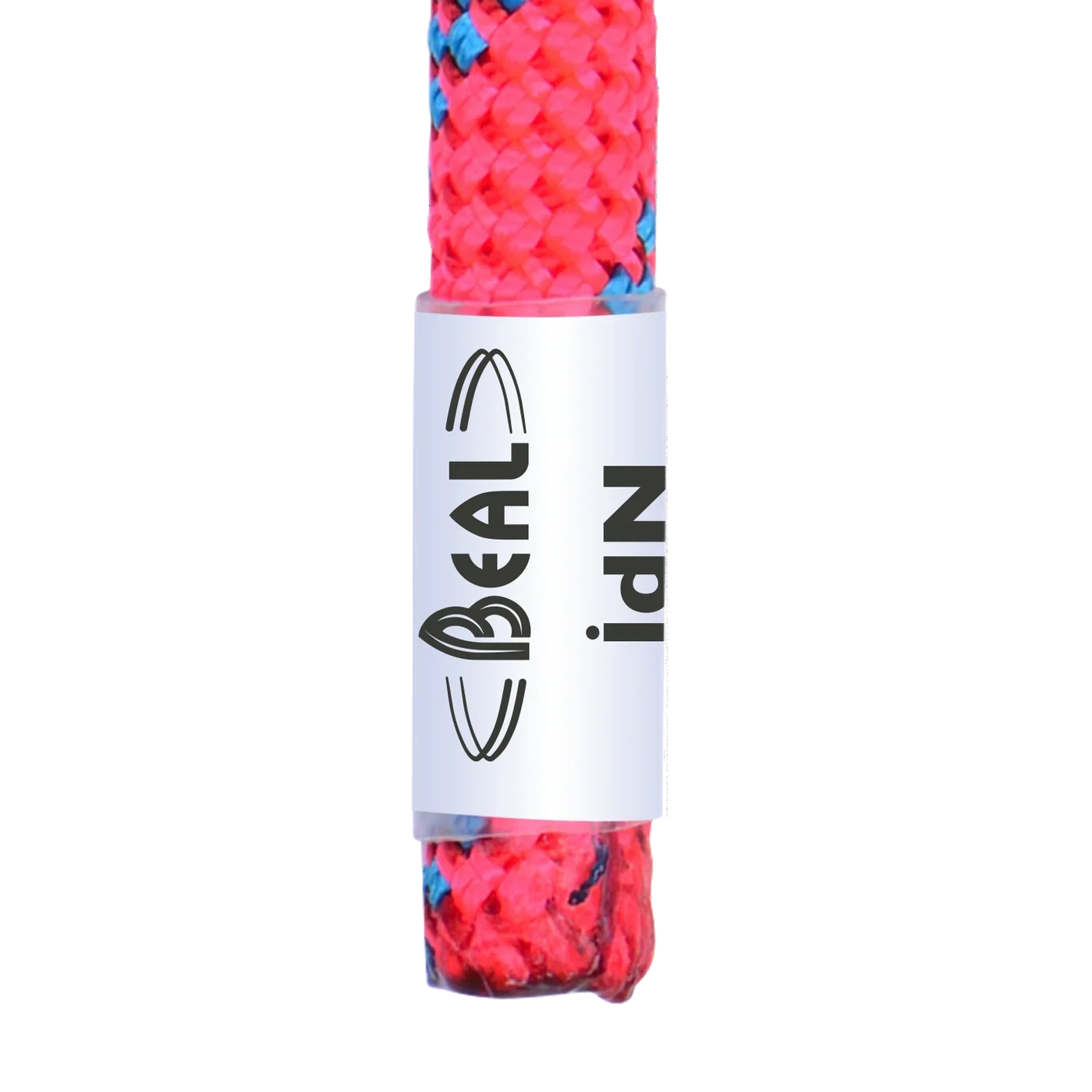 Étiquette iDN de la corde Beal Joker 9,1 mm permettant l'identification et la traçabilité de la corde.