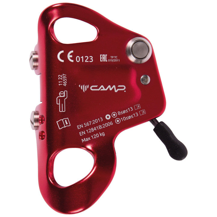 Bloqueur ventral CAMP Turbochest rouge à roulements pour la remontée sur corde