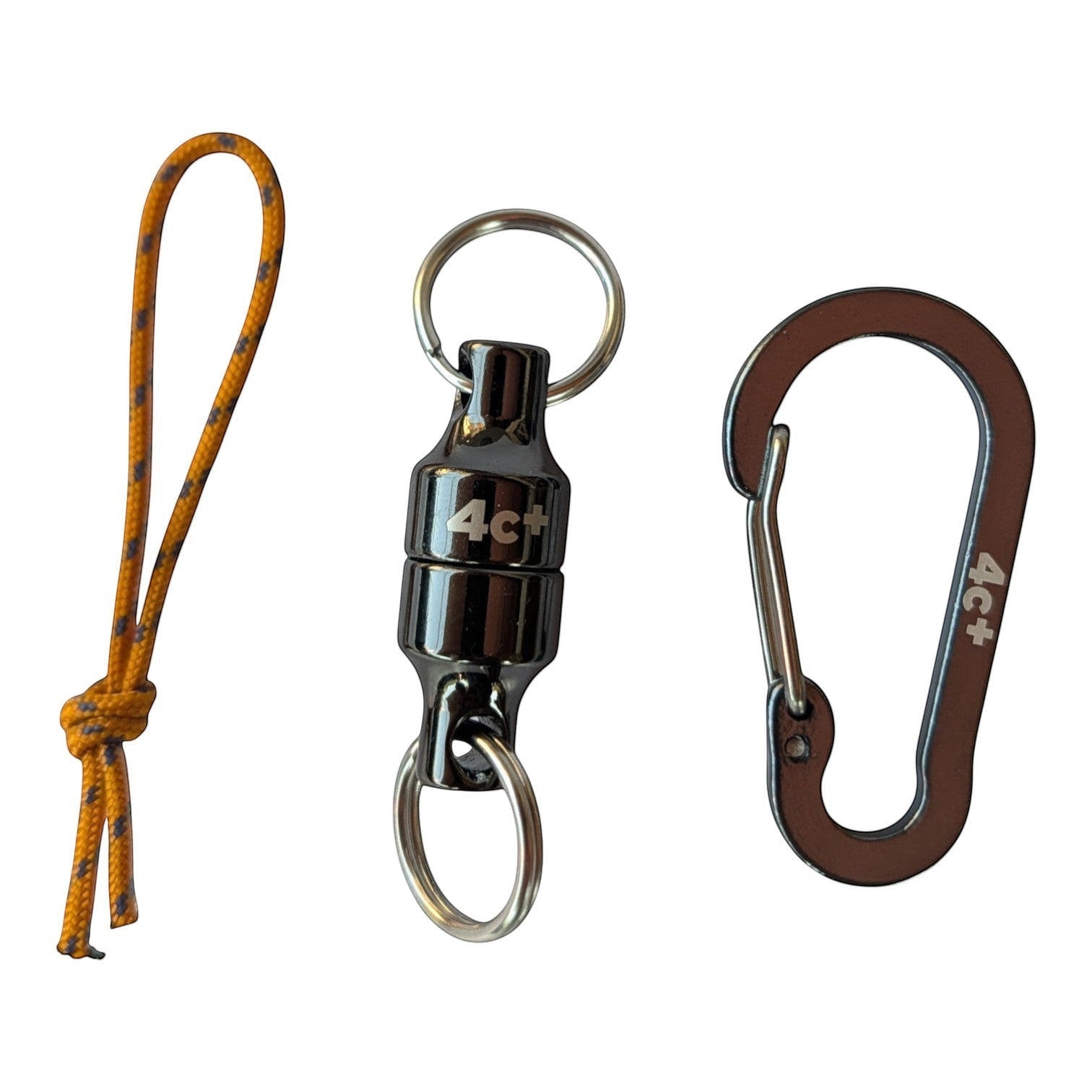 Clipmag 4c+ avec mousqueton accessoire pour transporter une brosse et de petits accessoires d'escalade.