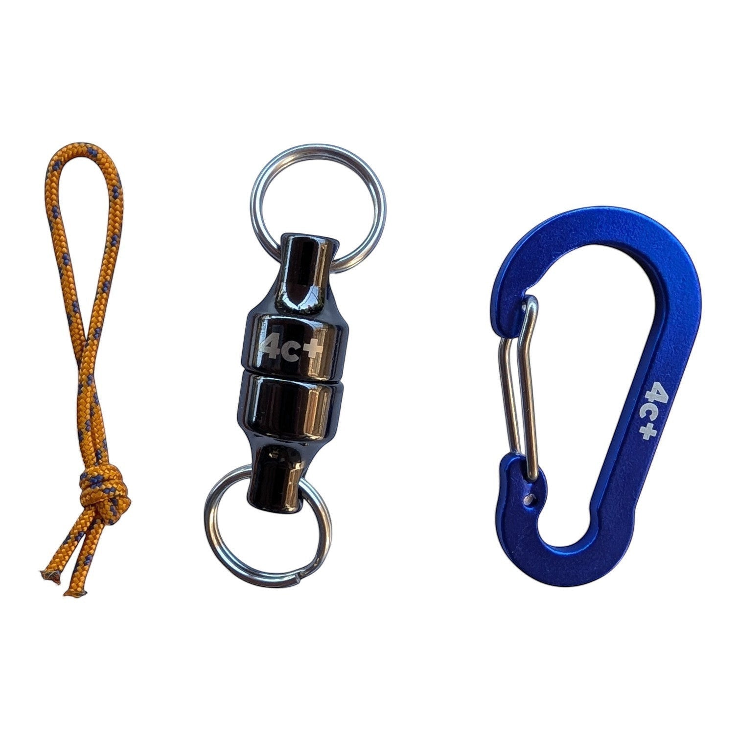 Clipmag 4c+ avec mousqueton accessoire pour transporter une brosse et de petits accessoires d'escalade.
