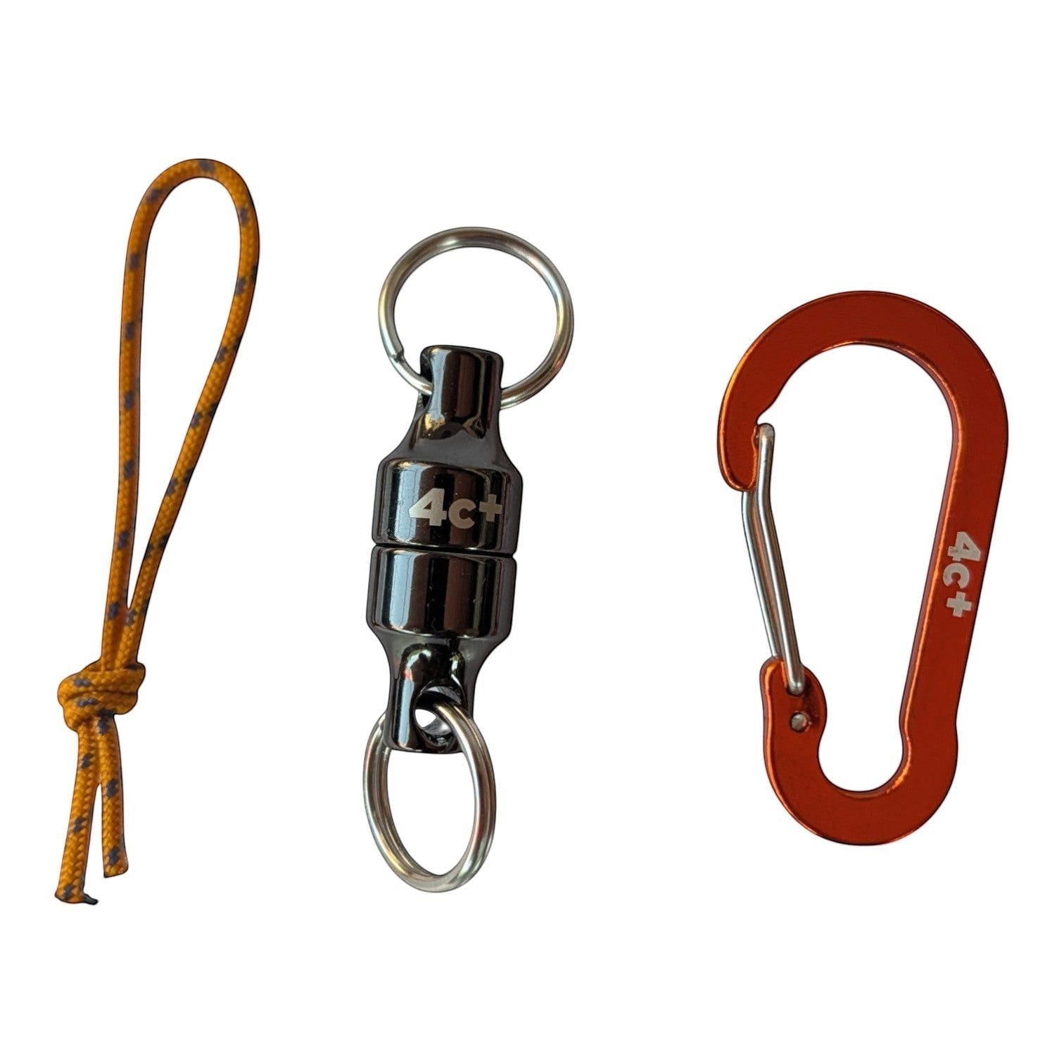 Clipmag 4c+ avec mousqueton accessoire pour transporter une brosse et de petits accessoires d'escalade.
