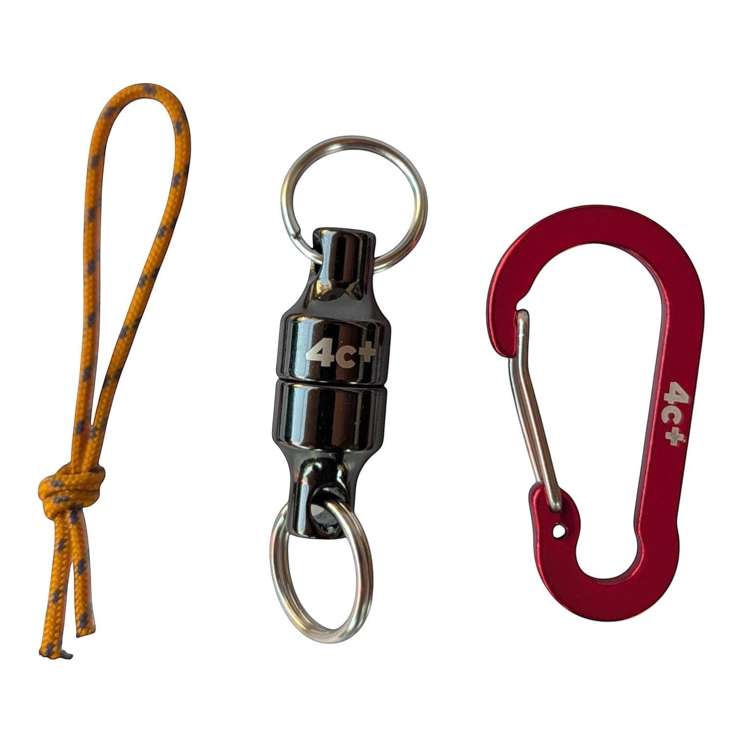 Clipmag 4c+ avec mousqueton accessoire pour transporter une brosse et de petits accessoires d'escalade.