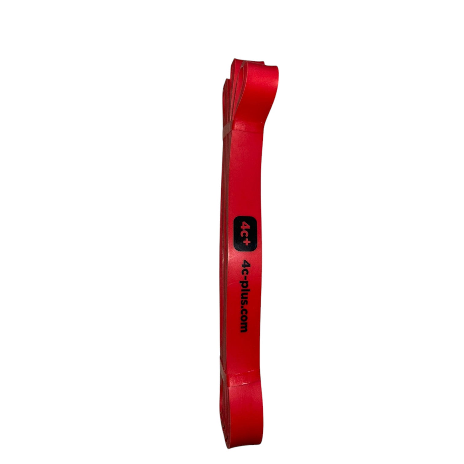 Élastique d'échauffement rouge 4c+ pour escalade, adapté au renforcement musculaire et à la prévention des blessures.