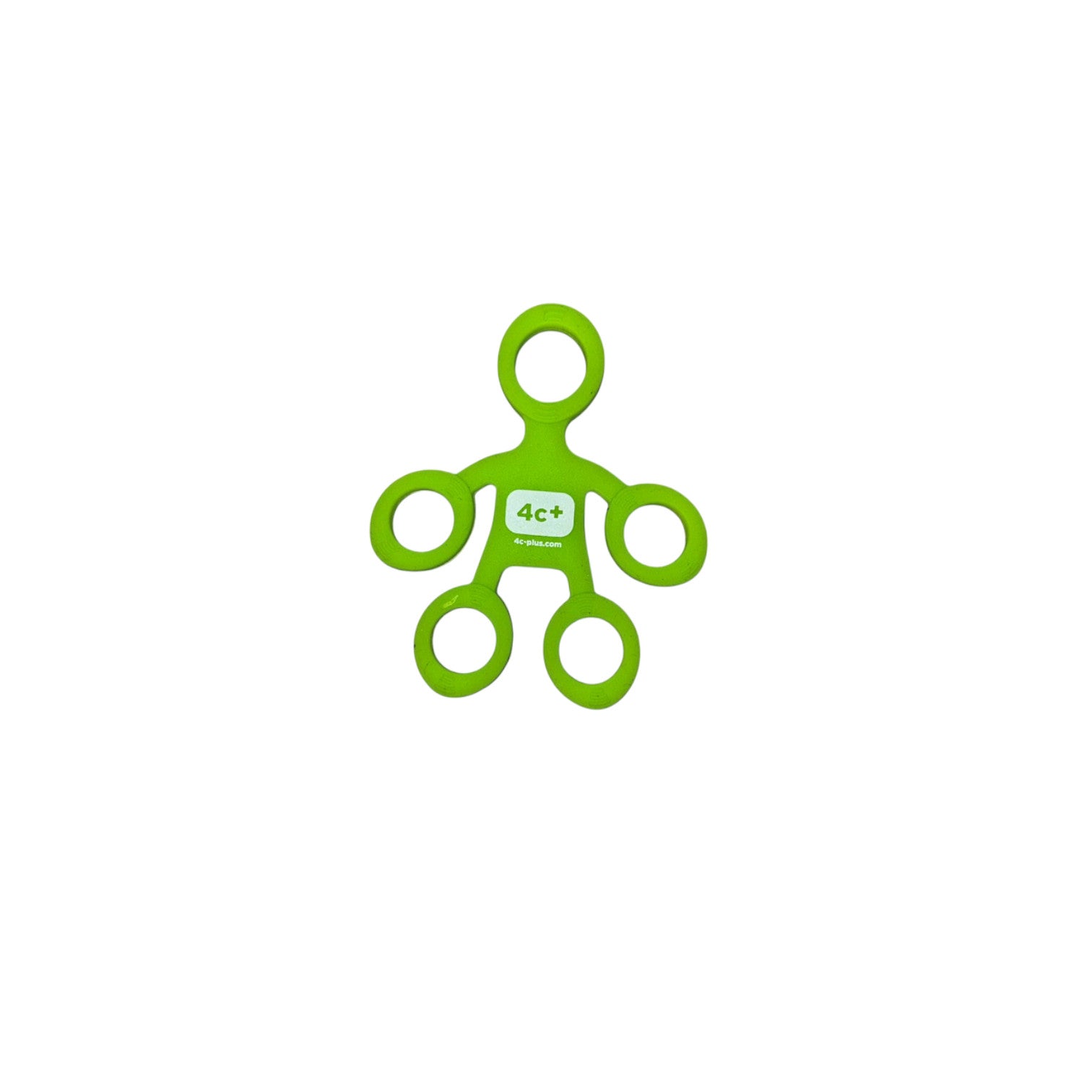 Entraîneur pour les doigts 4c+ vert en silicone pour travailler la force, l'équilibre musculaire et la prévention des blessures.